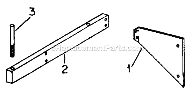 Rear Bumper Attachment Diagram and Parts List for 282 133-282-399, 132-282-100, 134-282-100, 133-28 Cub Cadet Lawn Mower